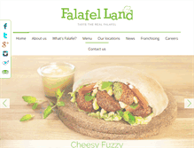 Tablet Screenshot of falafelland.com